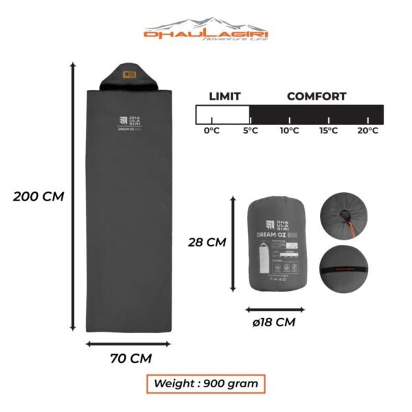 DH SLEEPING BAG DREAM OZ 500 - Image 3