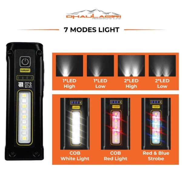 DH PORTABLE FLASHLIGHT COB 59 - Image 5