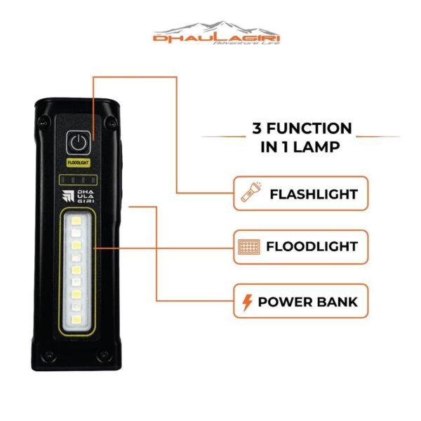 DH PORTABLE FLASHLIGHT COB 59 - Image 3