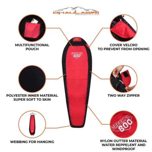 DH SLEEPING BAG DREAM OZ 800 - Image 6