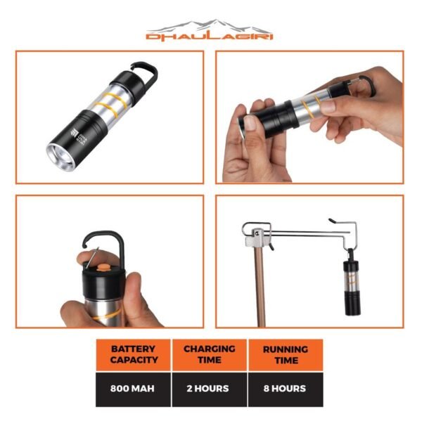 DH RECHARGEABLE FLASHLIGHT 705 - Image 5