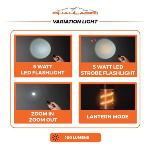 DH RECHARGEABLE FLASHLIGHT 705 - Image 4