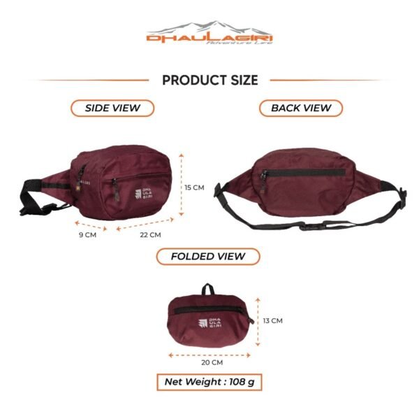 DH FOLDABLE GALLUS WAISTBAG - Image 4