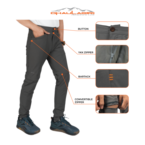 DH SATYA CONVERTIBLE PANTS - Image 5