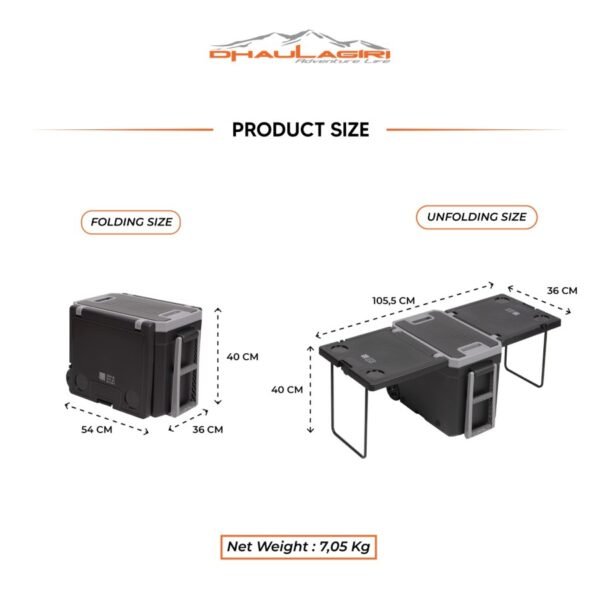 DH 32L COOLER BOX TABLE AND CHAIR - Image 2