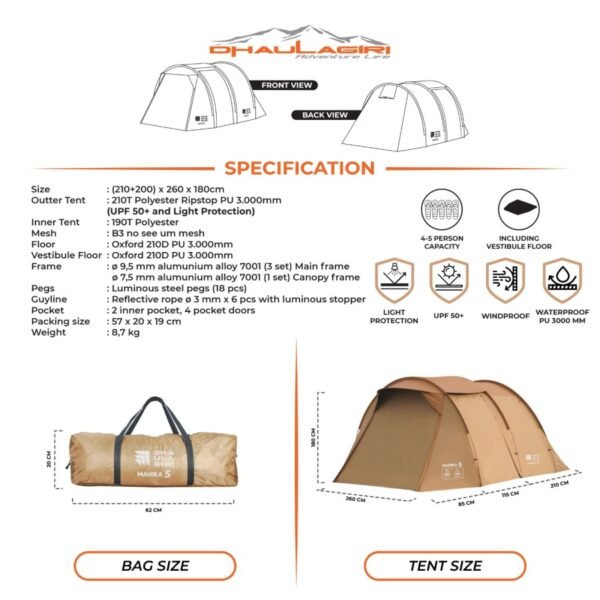 DH MAHIKA 5 LIGHT PROTECTION - Image 3