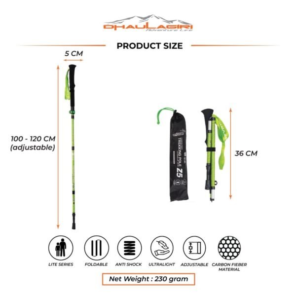 DH TREKKING POLE Z5 - Image 3