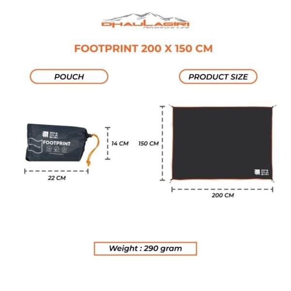 FOOTPRINT 150 X 200 CM - Image 2