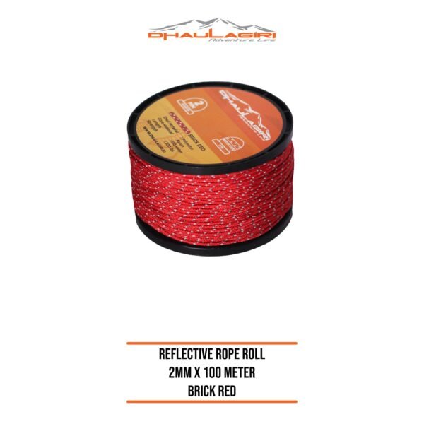 REFLECTIVE ROPE ROLL 2MM
