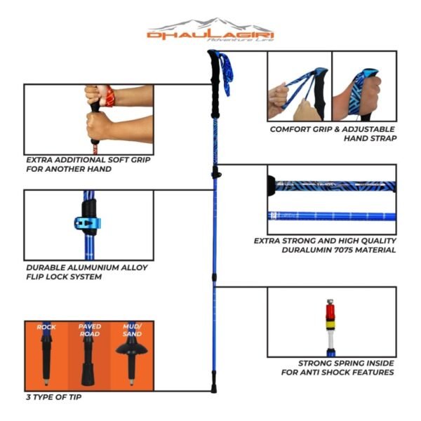 DH TREKKING POLE 105 - Gambar 4