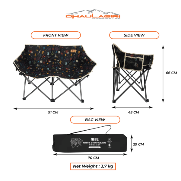 FOLDING CHAIR DOUBLE 210 - Image 2