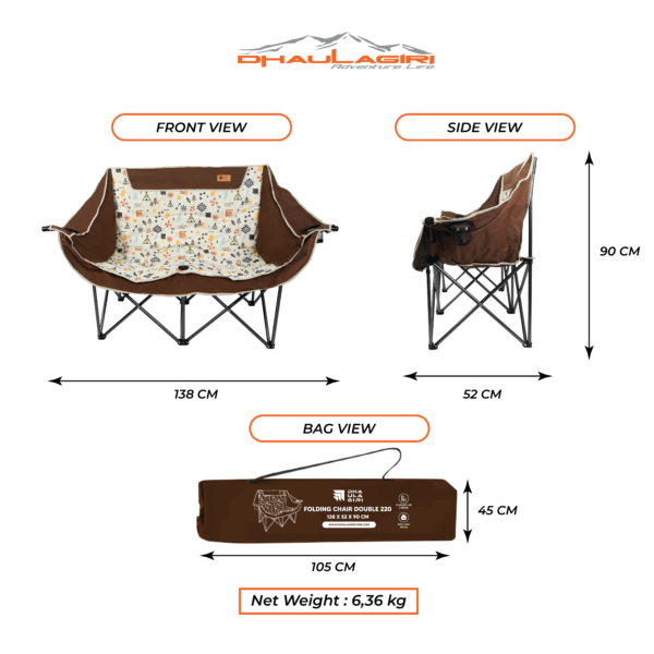 FOLDING CHAIR DOUBLE 220 - Image 2