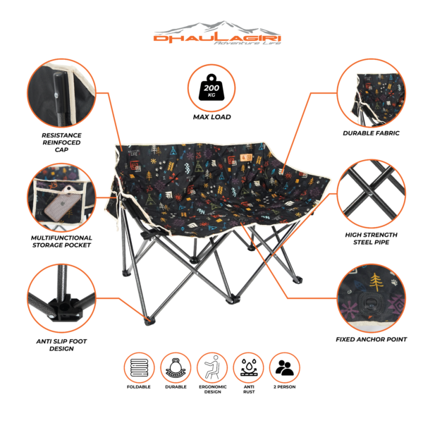 FOLDING CHAIR DOUBLE 210 - Image 3
