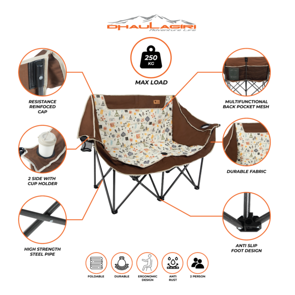 FOLDING CHAIR DOUBLE 220 - Image 3