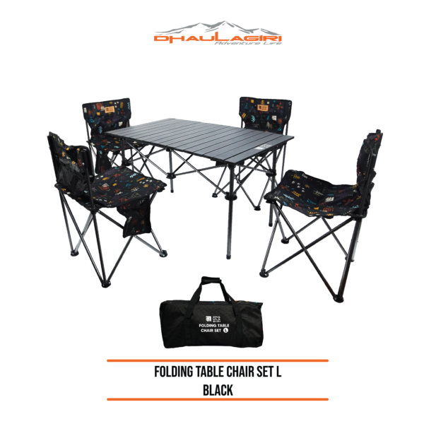 FOLDING TABLE CHAIR SET L