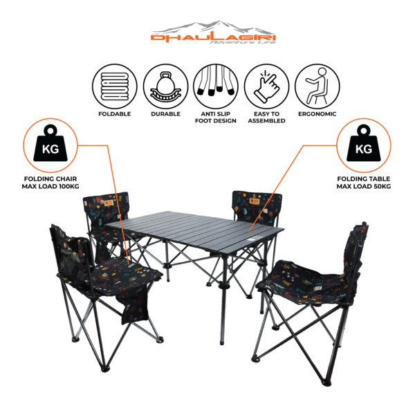 FOLDING TABLE CHAIR SET L - Image 4