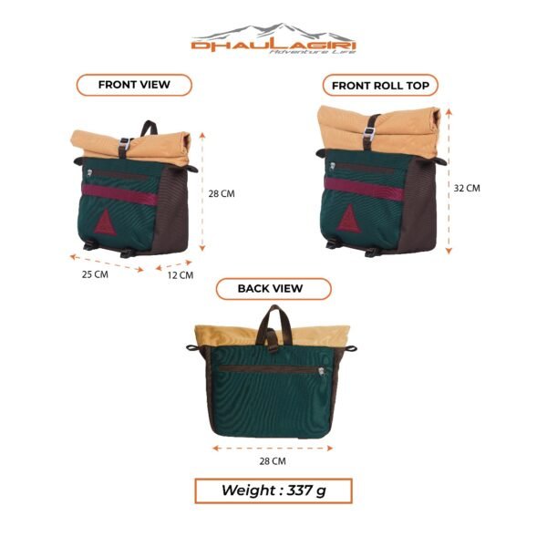 DH AERIOS ROLLTOP SLING BAG - Image 6