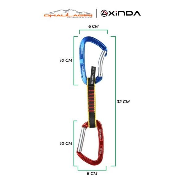 XINDA CARABINER QUICKDRAWS SLING CP 03-04 - Image 2