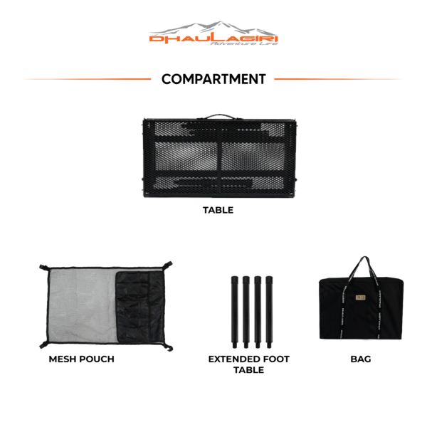 FOLDING MESH TABLE XL - Gambar 3