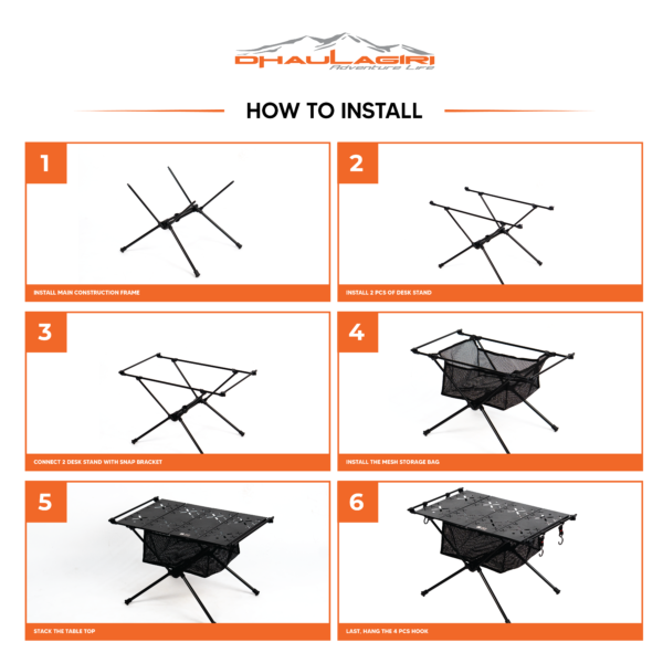 FOLDING TABLE XT - Gambar 7