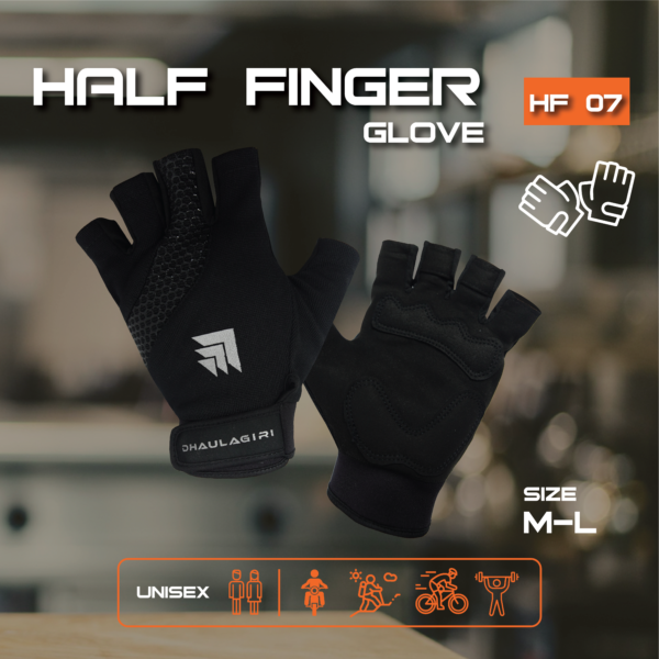 DH HALF FINGER GLOVE HF 07 - Gambar 6