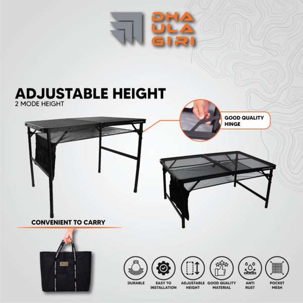 FOLDING MESH TABLE L - Gambar 4