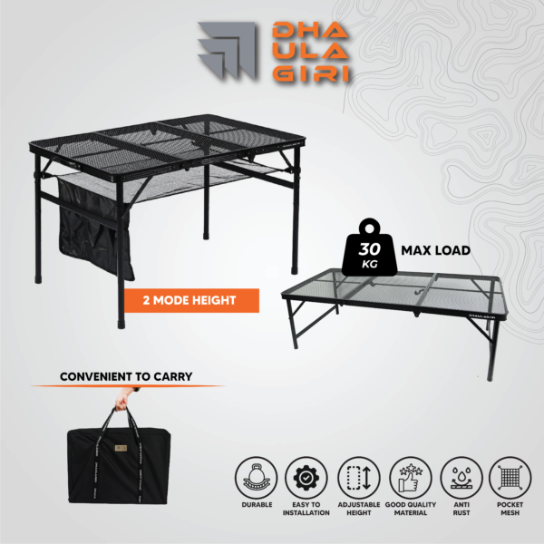 FOLDING MESH TABLE XL - Gambar 5