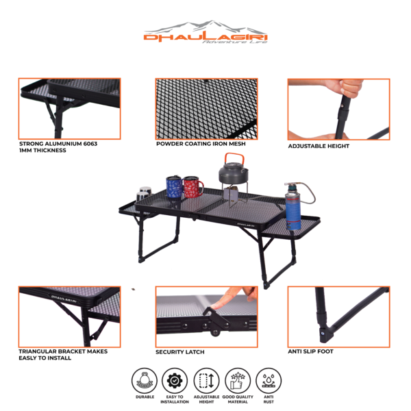 FOLDING MESH TABLE M - Gambar 3