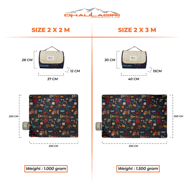 FOLDING PICNIC MATT BAG - Gambar 3