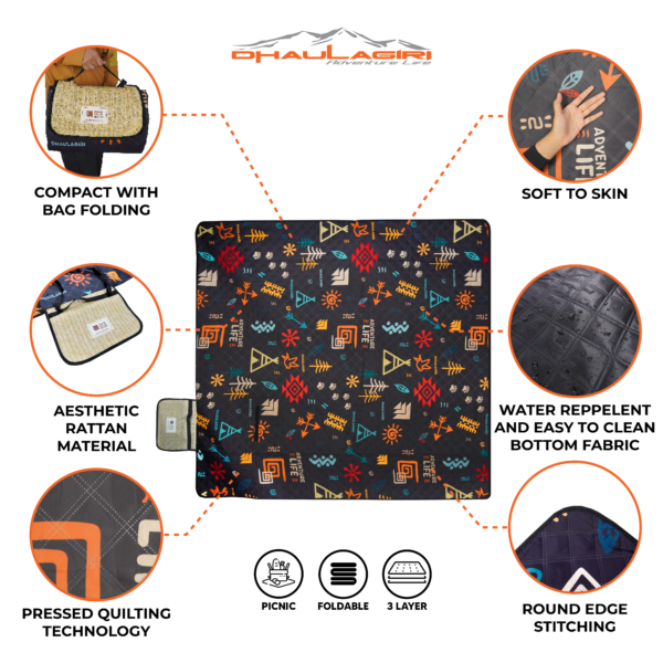 FOLDING PICNIC MATT BAG - Gambar 4