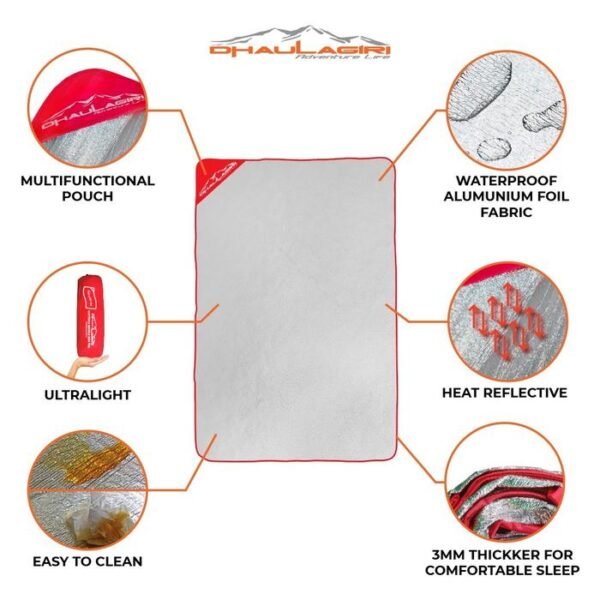DH MATTRESS DOUBLE SIDE FOIL 200 X 150 CM - Image 3
