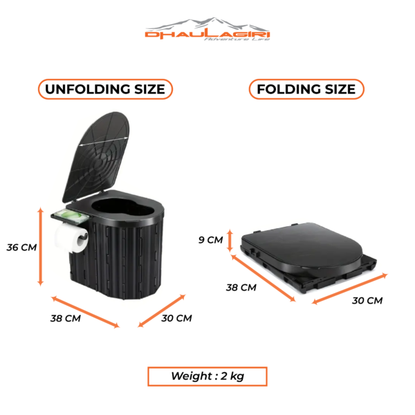 PORTABLE FOLDING TOILET - Gambar 4