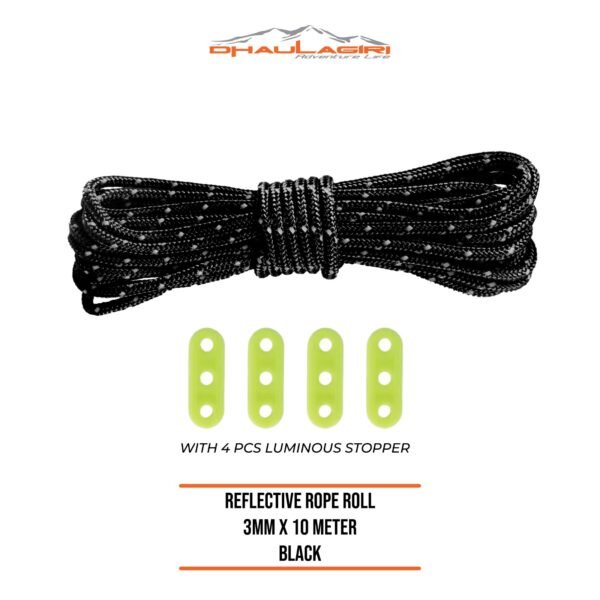 REFLECTIVE ROPE ROLL 3MM X 10M - Image 2