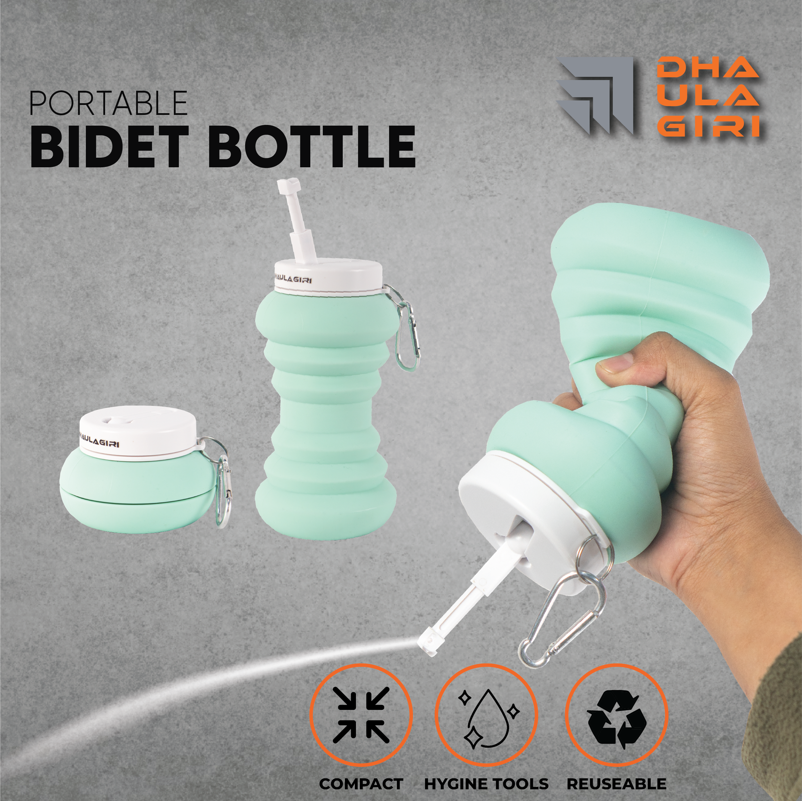 PORTABLE BIDET BOTTLE 600ML - Gambar 9