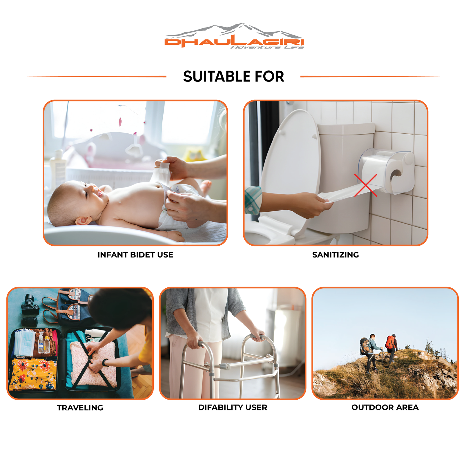 PORTABLE BIDET BOTTLE 600ML - Gambar 8