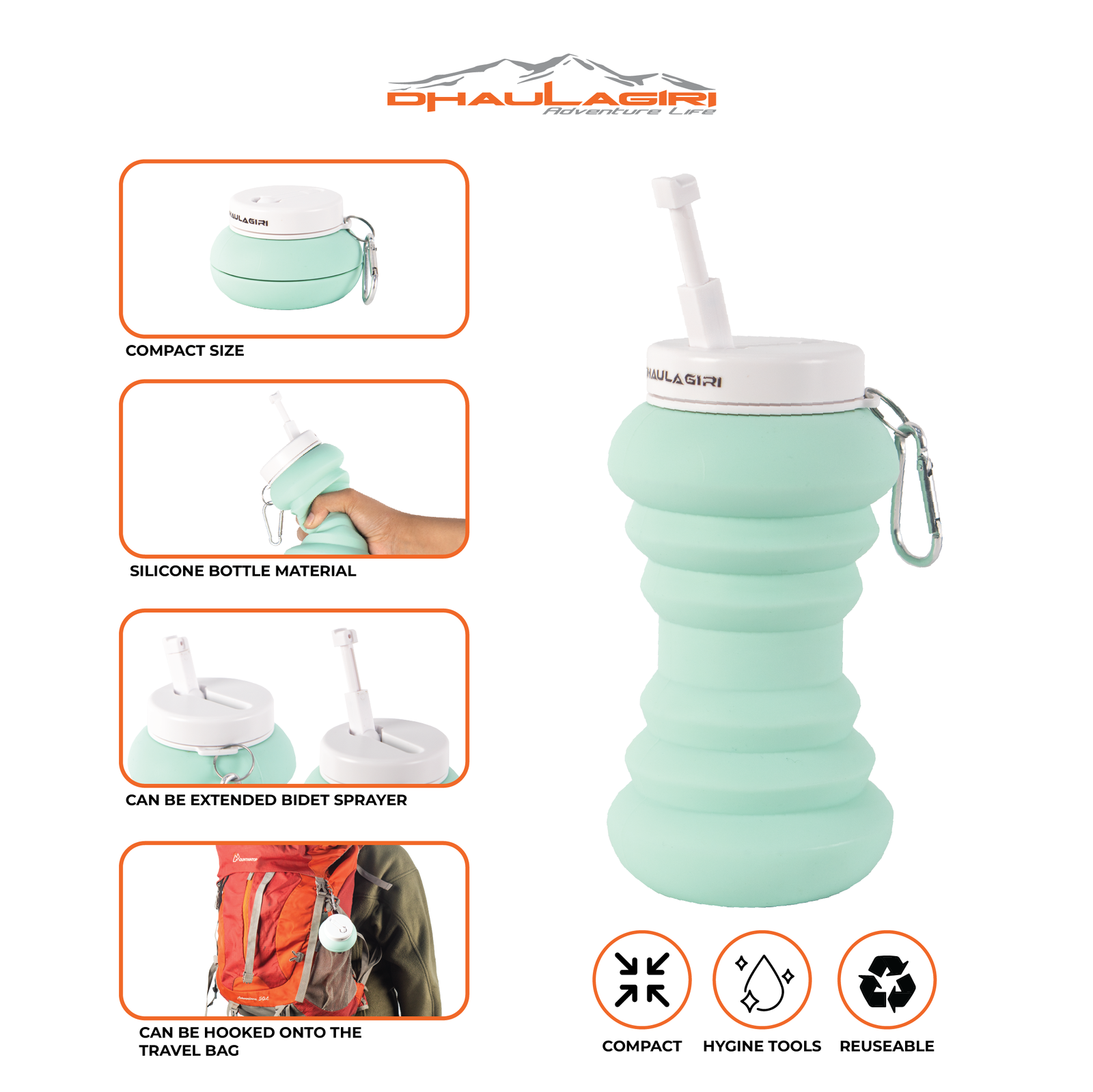 PORTABLE BIDET BOTTLE 600ML - Gambar 7