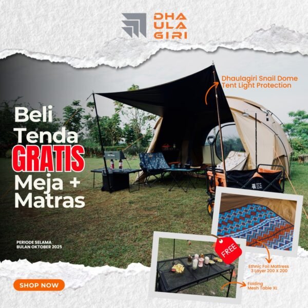 BUY SNAIL DOME GET FOLDING TABLE AND MATTRESS