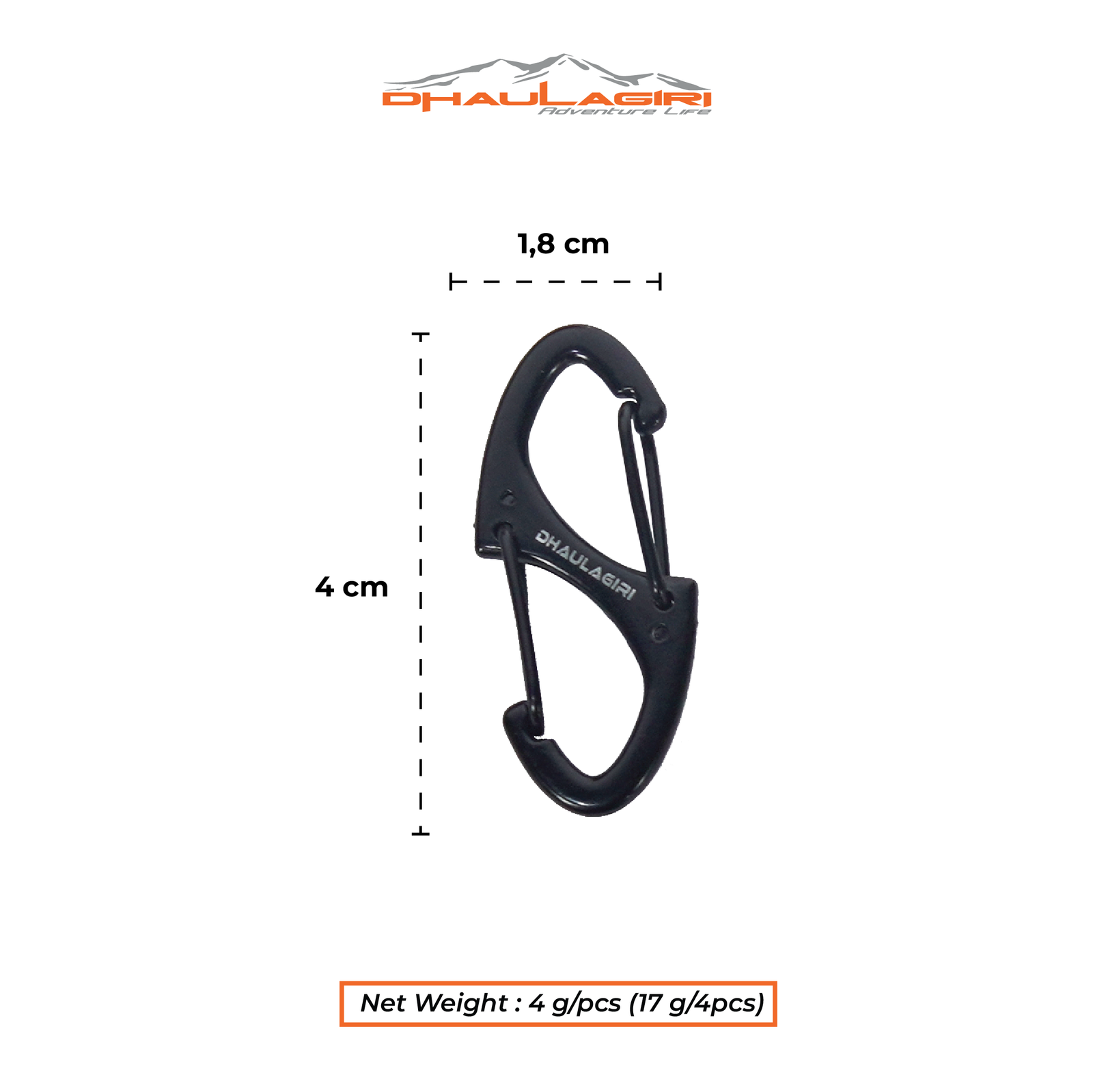 CARABINER MINI DH08 - Gambar 4