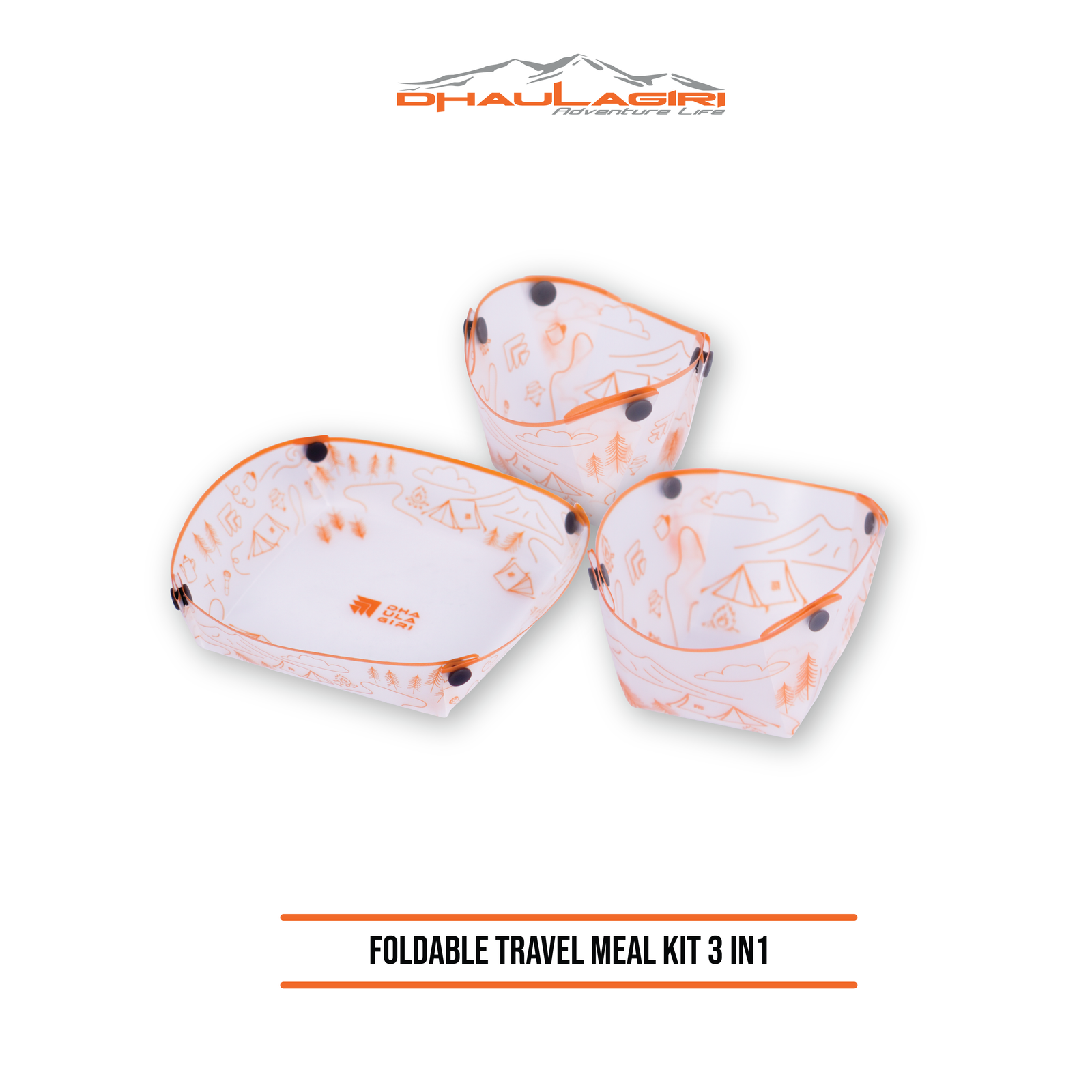 FOLDABLE TRAVEL MEAL KIT 3 IN 1