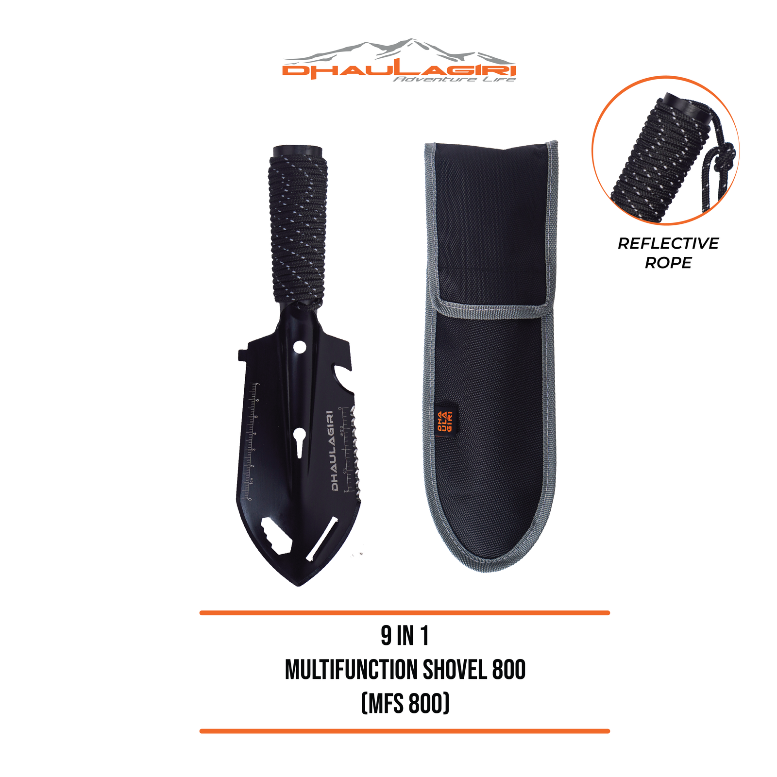 9 IN 1 MULTIFUNCTION SHOVEL 800