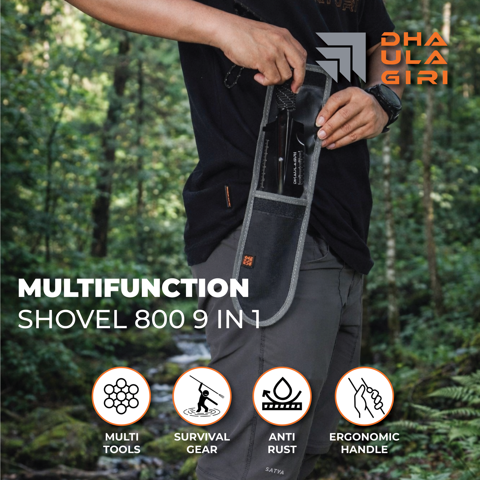 9 IN 1 MULTIFUNCTION SHOVEL 800 - Image 6