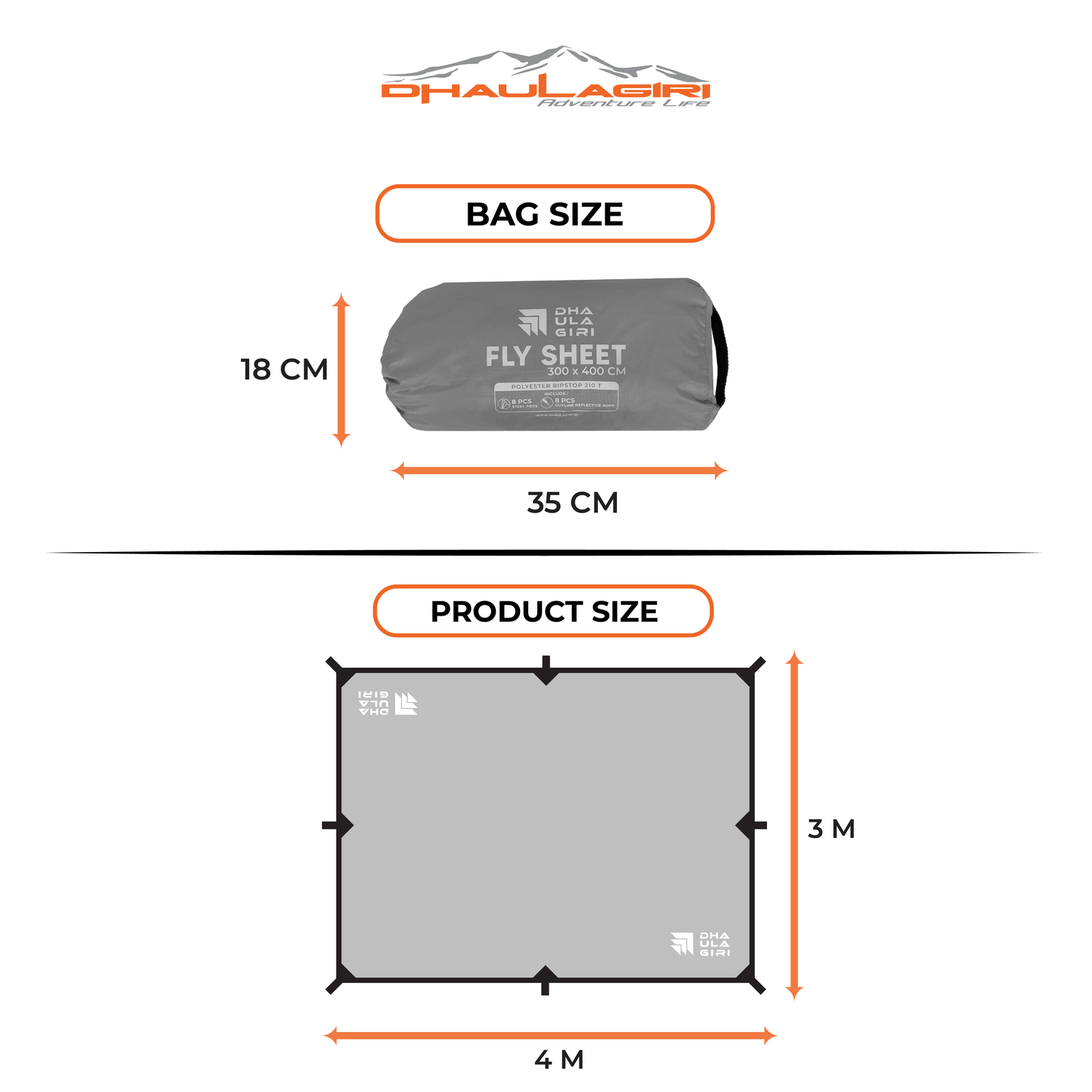 DH FLYSHEET 3X4 - Gambar 3