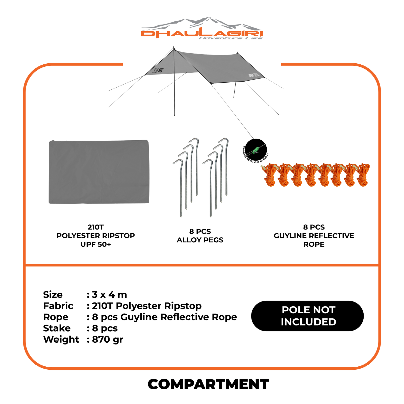 DH FLYSHEET 3X4 - Gambar 5