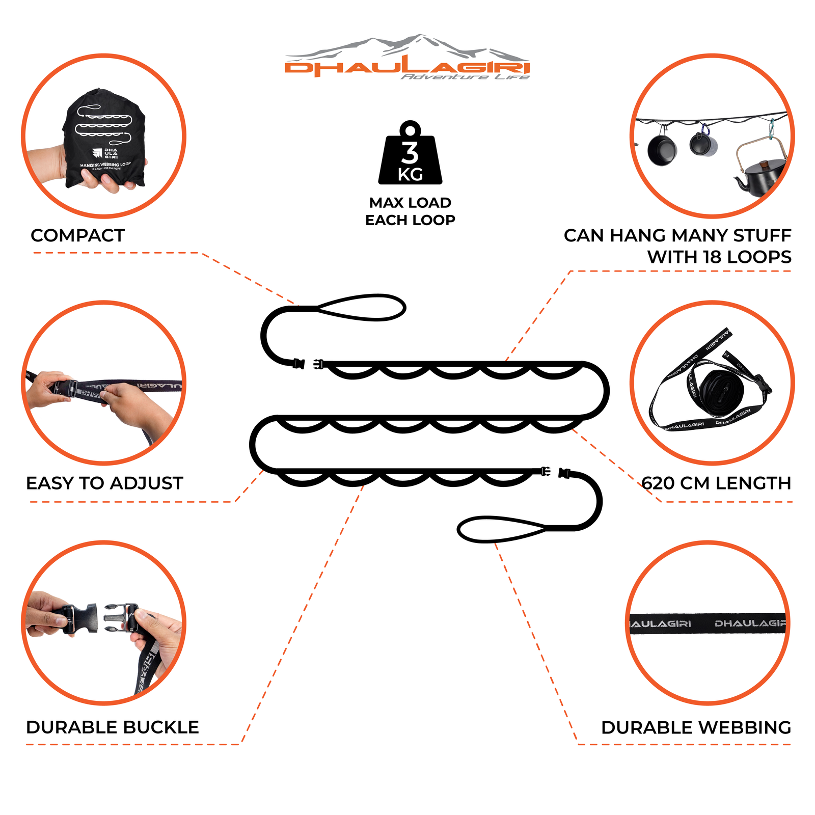 MULTIFUNCTION HANGING LOOP - Gambar 3