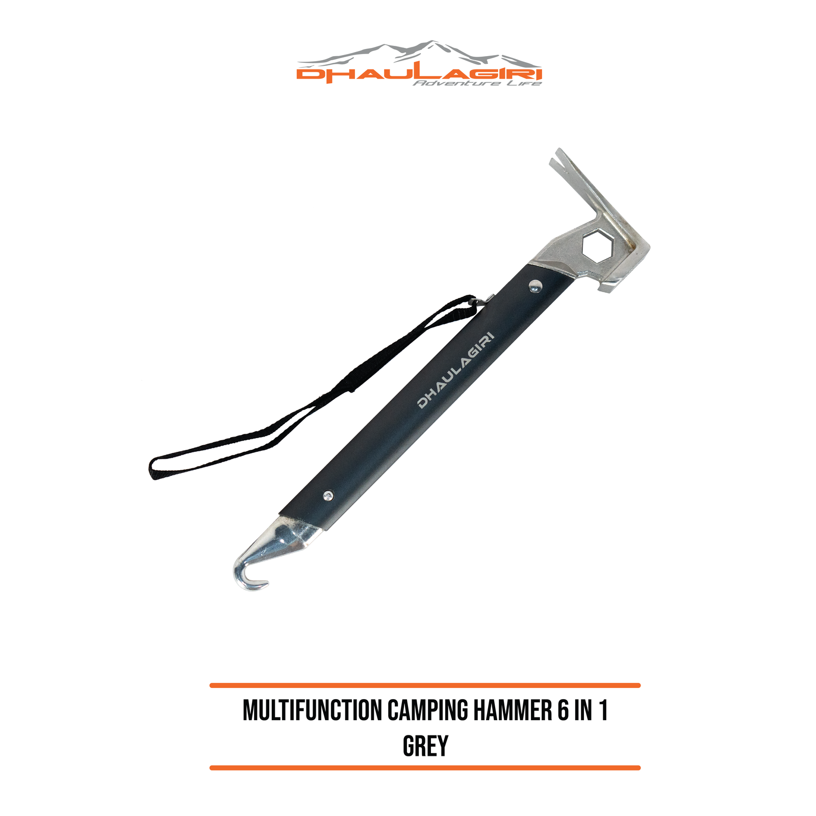 MULTIFUNCTION CAMPING HAMMER 6 IN 1