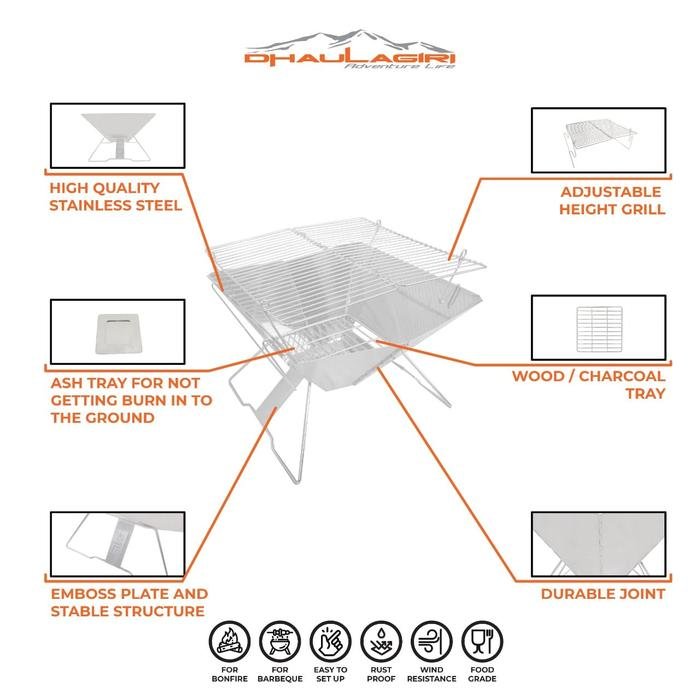 FOLDING CAMPFIRE GRILL - Image 3