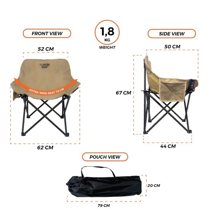 YOUNKER CAMPING FOLDING CHAIR QQ - Image 7
