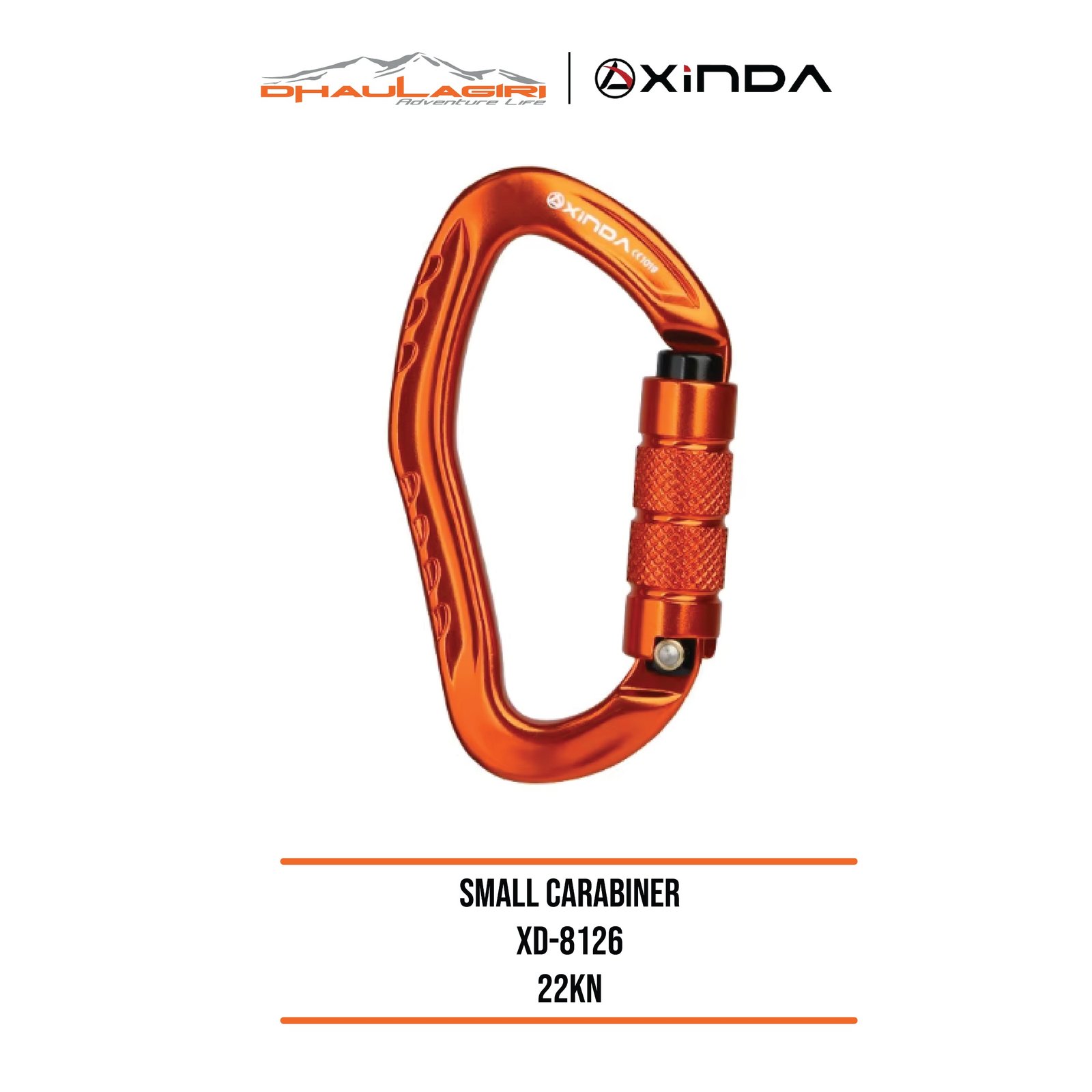 SMALL CARABIINER XD-8126 22KN