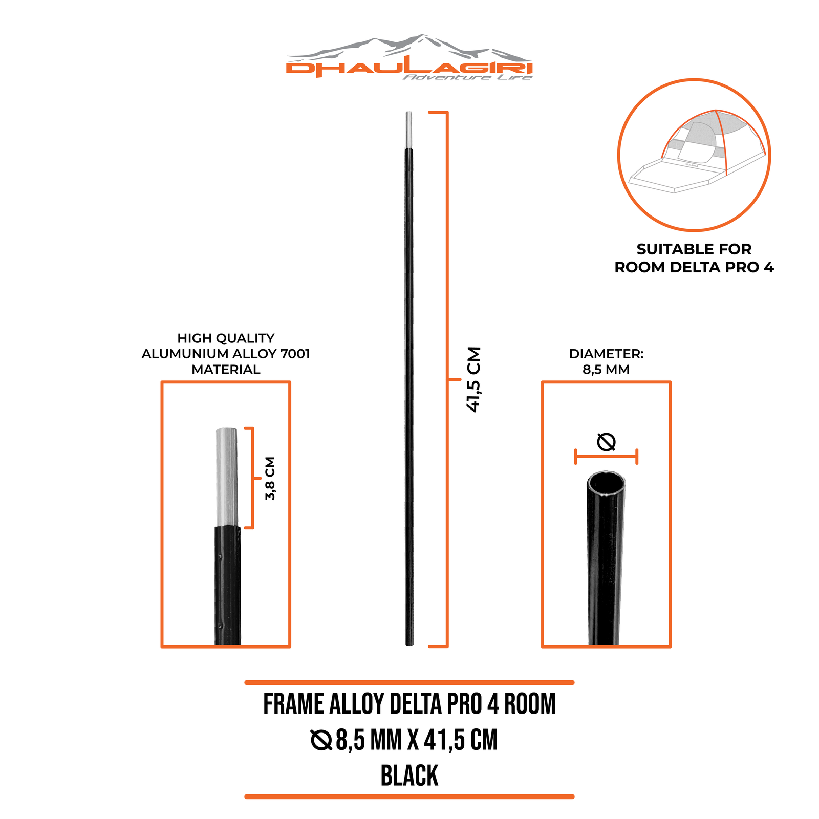 FRAME ALLOY DELTA PRO 4