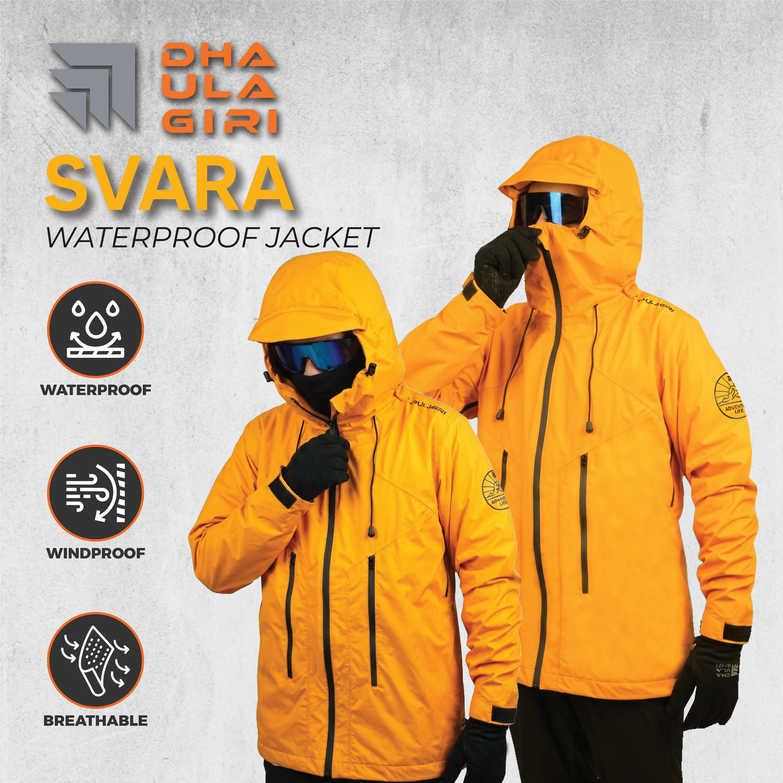 SVARA WATERPROOF JACKET - Gambar 10